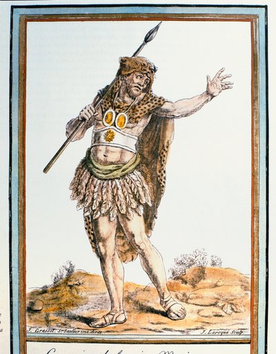 Krieger des antiken Mexiko, Illustration aus 